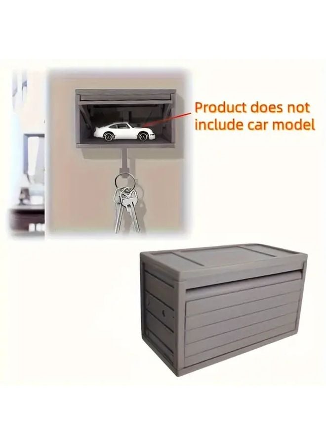 Blue Wall Mounted Key Holder Garage Door Opening Key Storage Box Organizer - Image 5